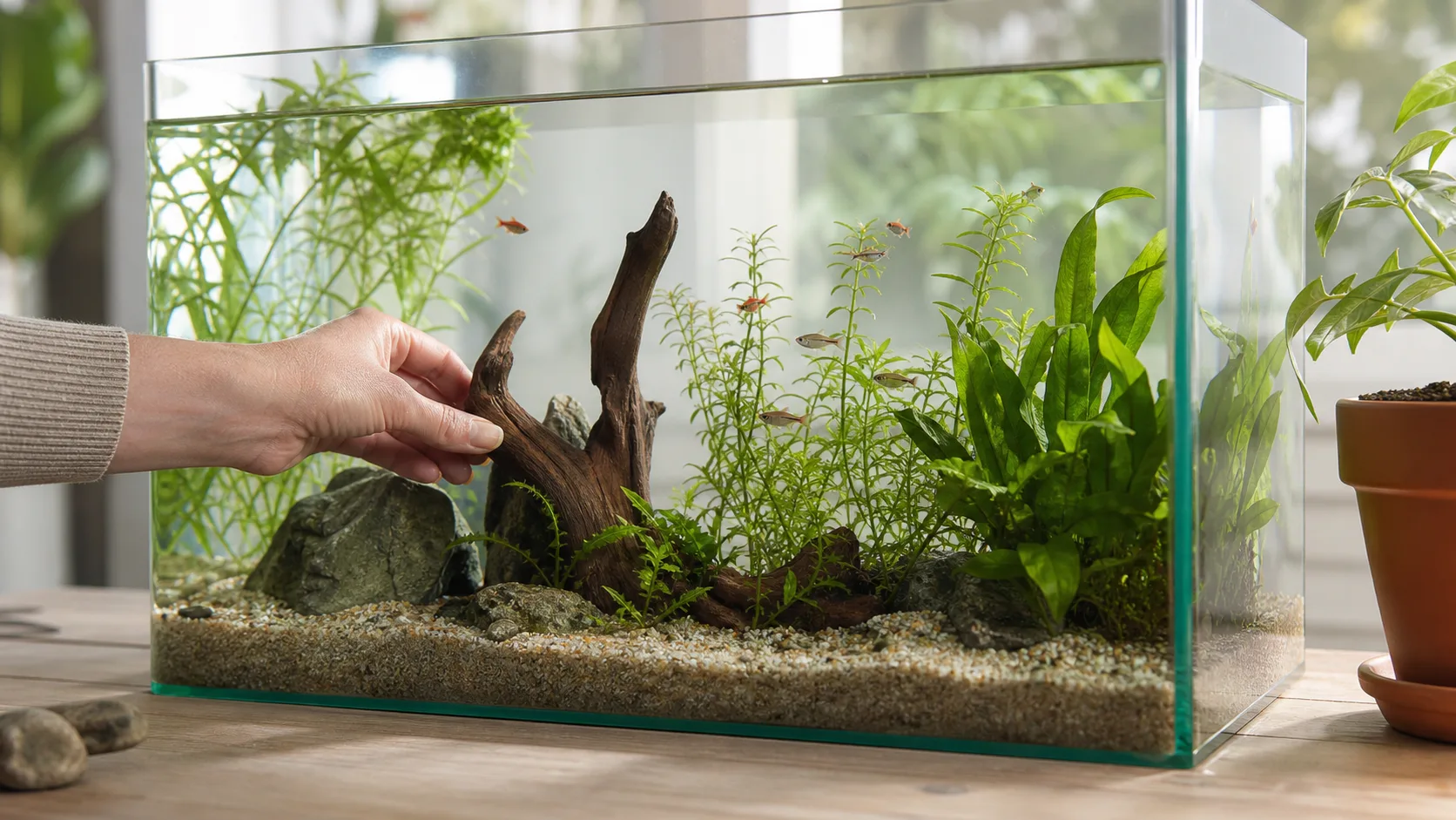 Aquarien im echten Tieralltag
