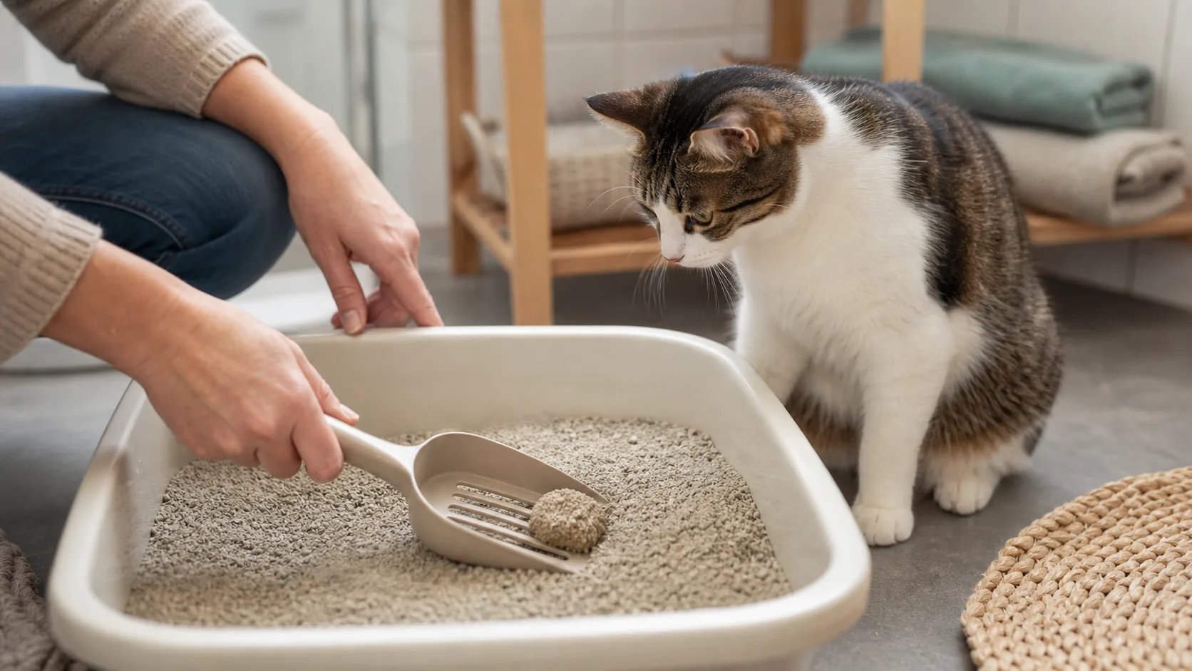 Katzenstreu im echten Tieralltag