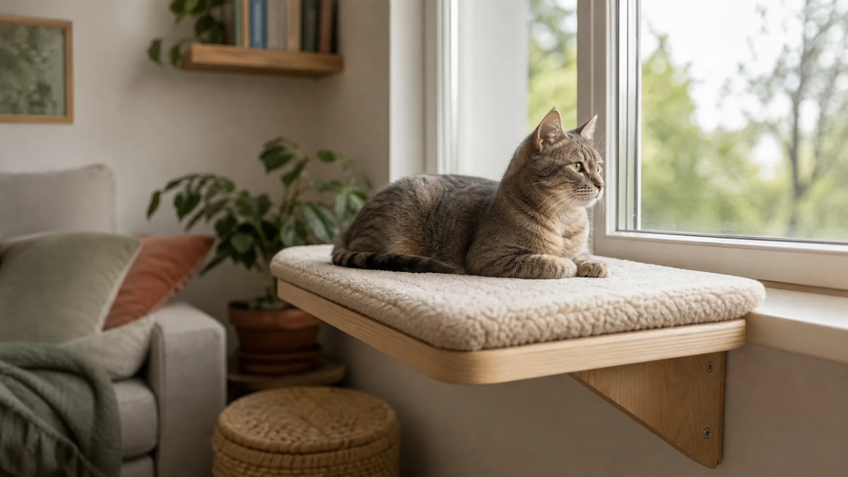 Wohnungskatze im echten Tieralltag