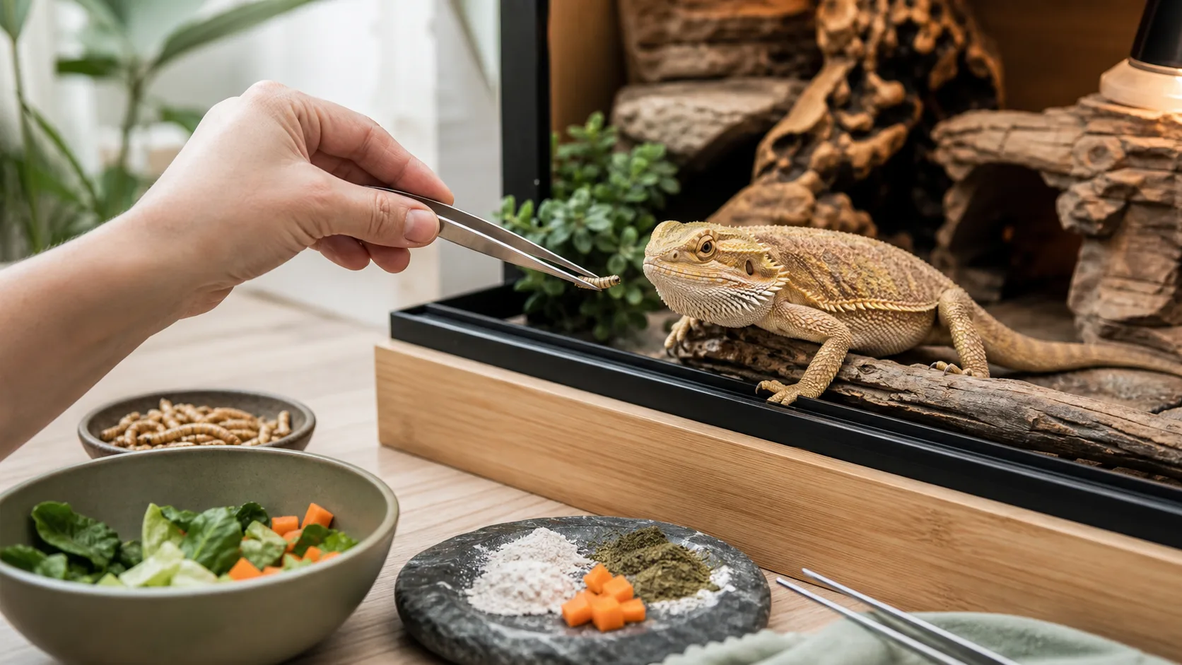 Futtertiere im echten Tieralltag