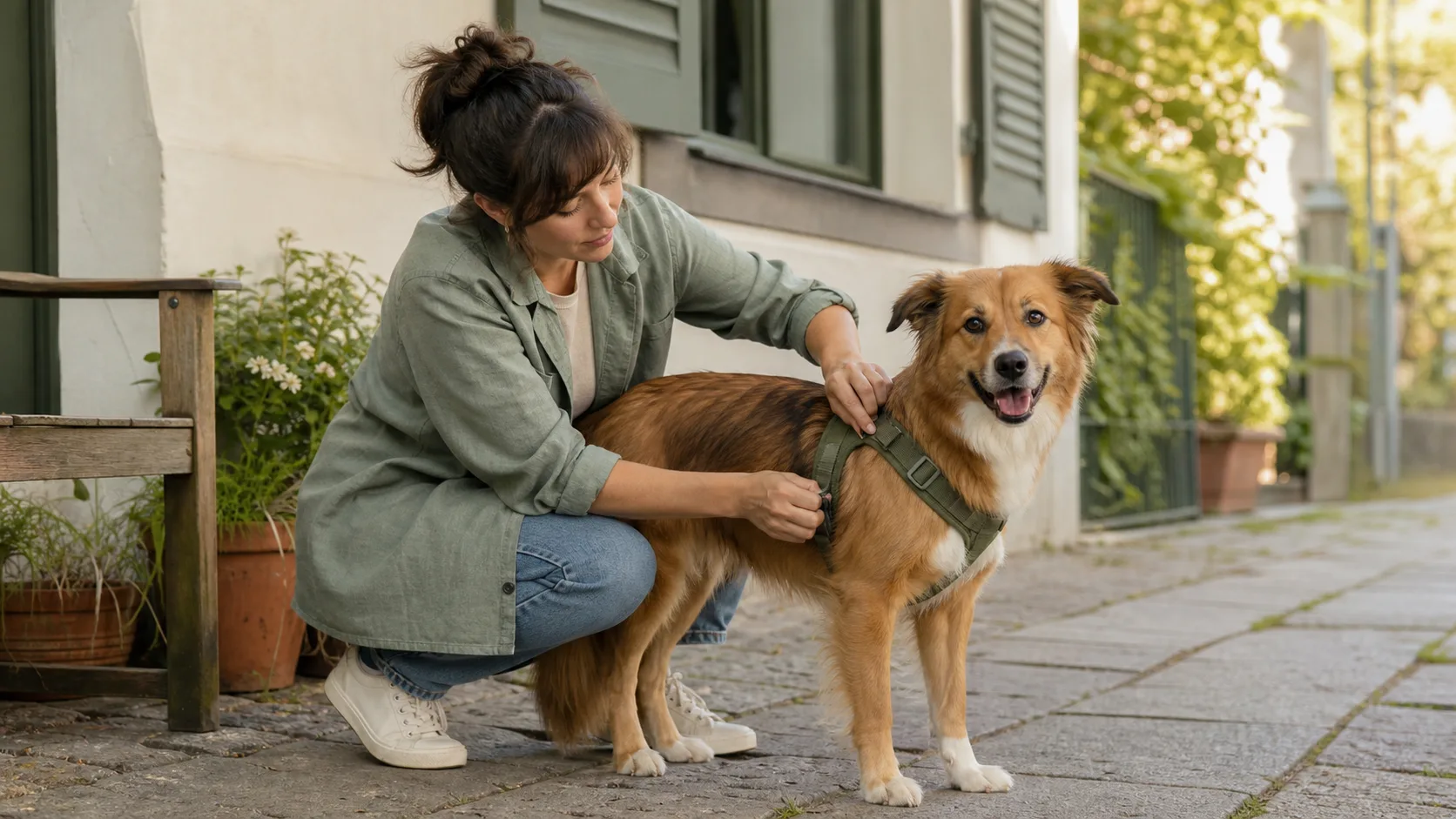 Geschirre für Hunde im passenden Tieralltag