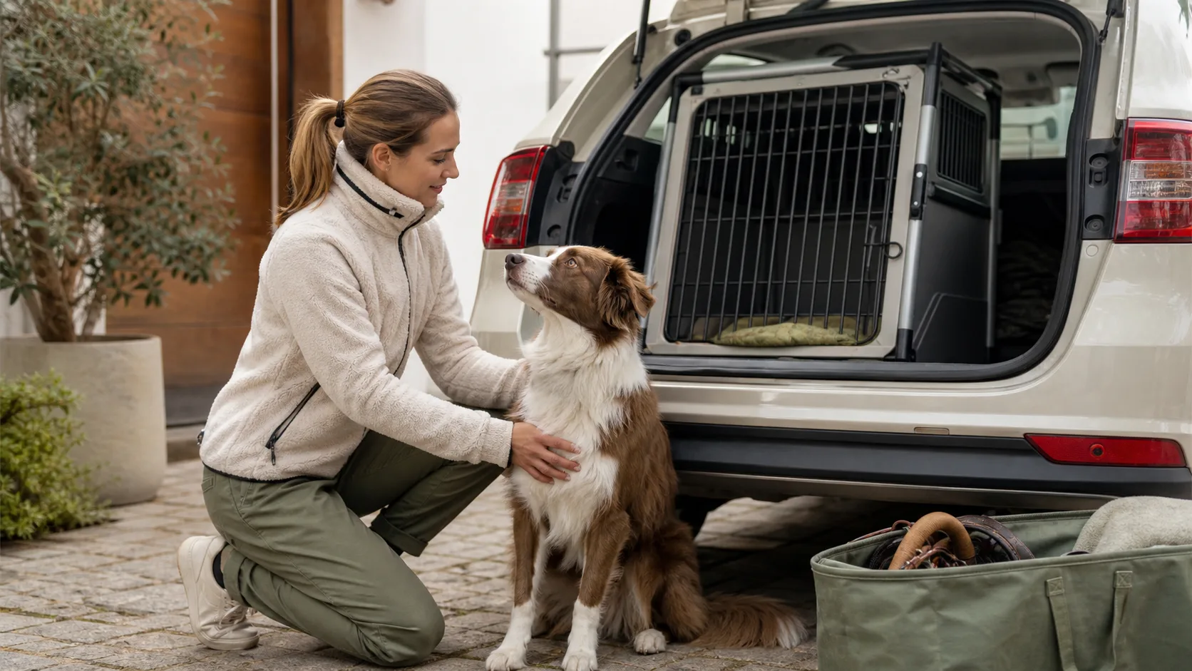 Hundeboxen im passenden Tieralltag