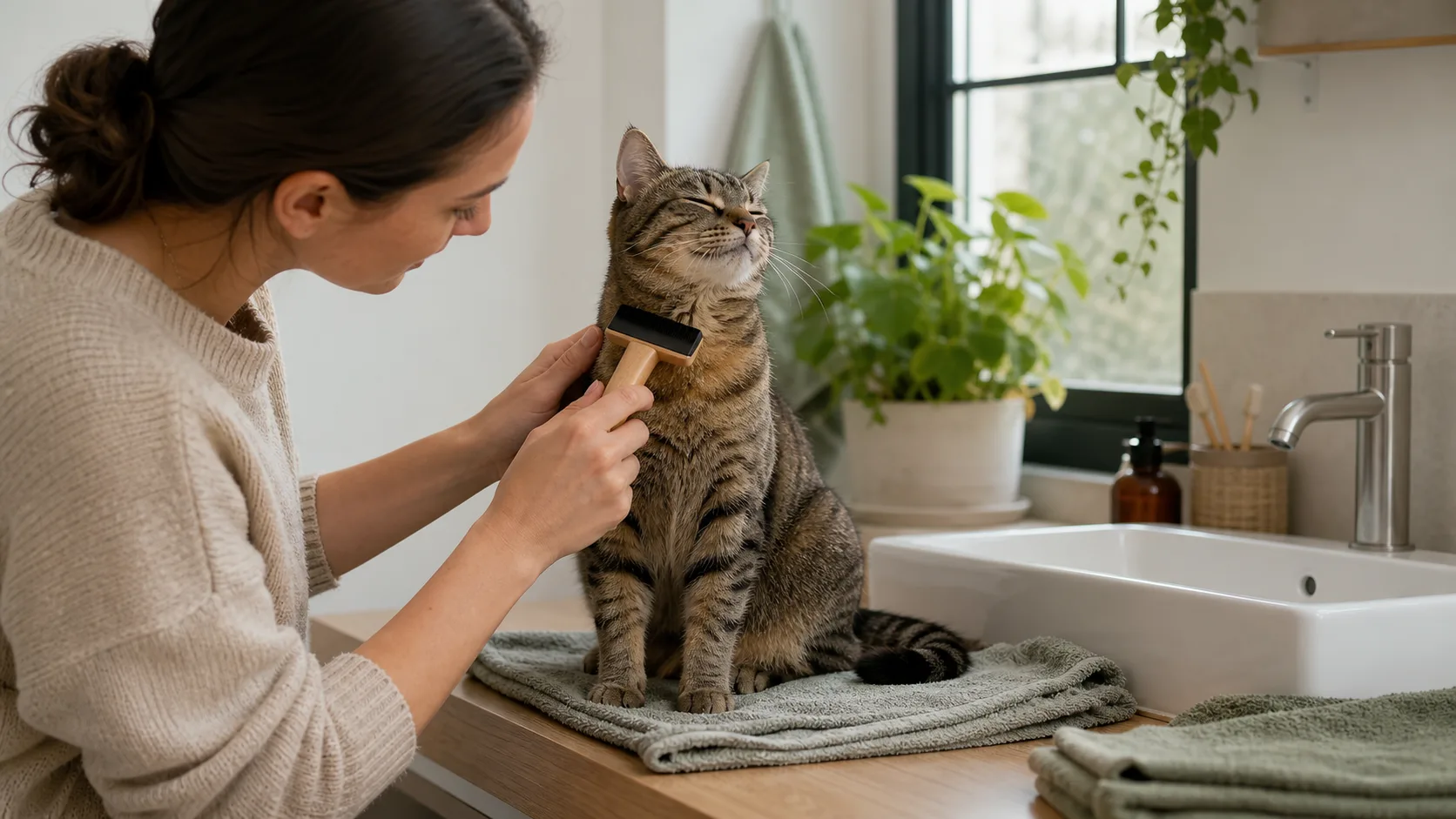Pflege für Katzen im passenden Tieralltag