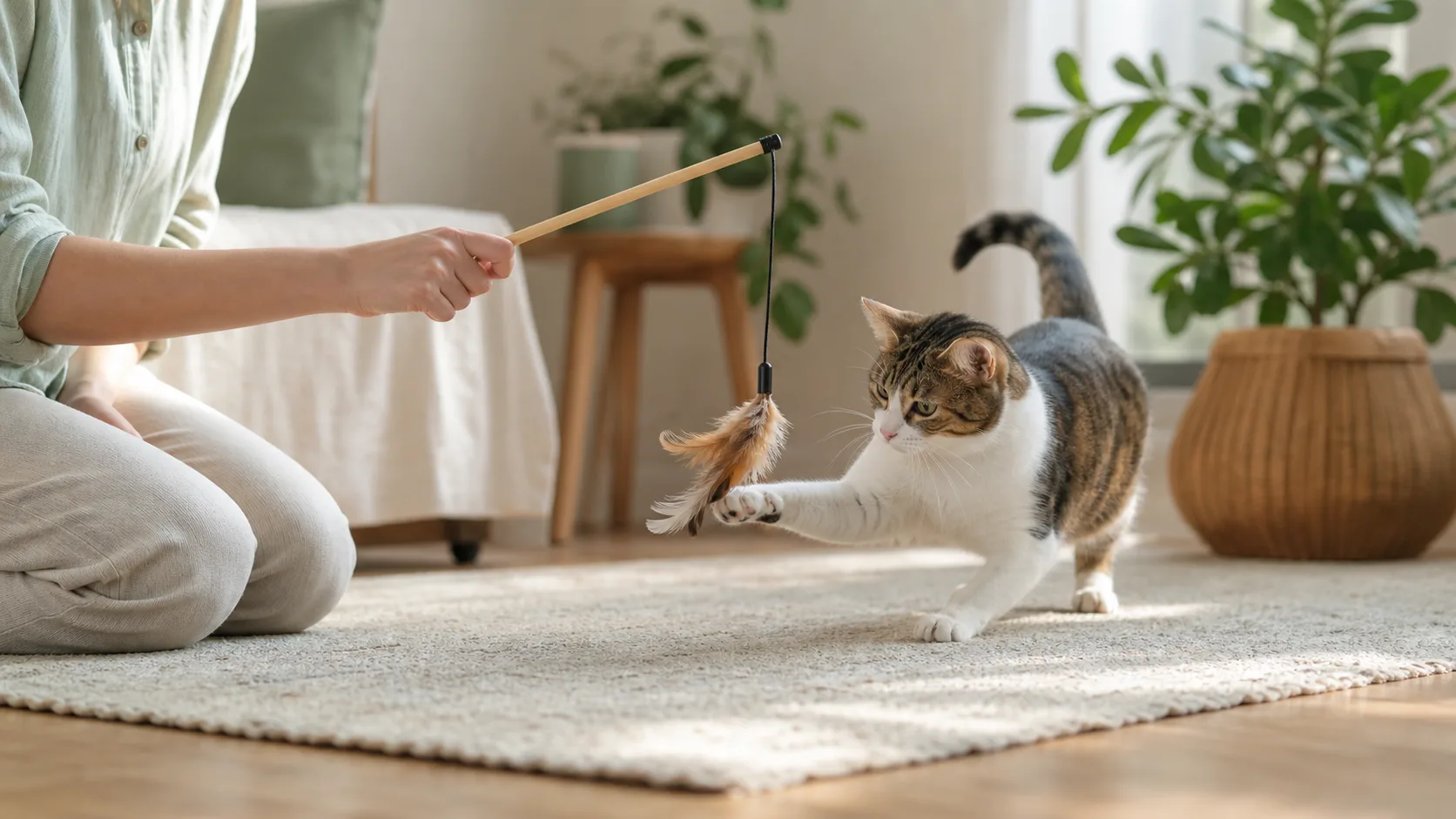 Spielzeug für Katzen im passenden Tieralltag