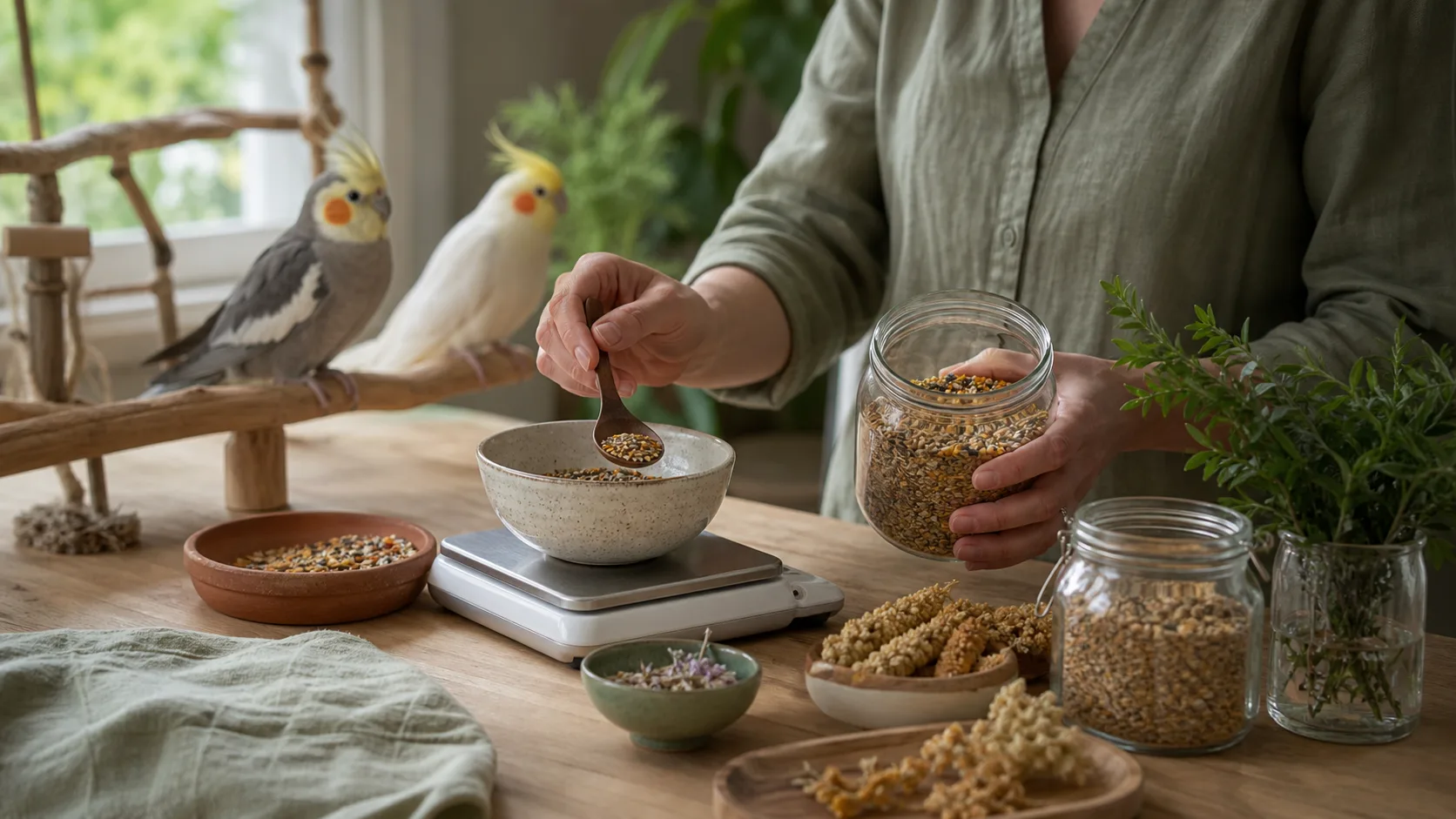 Vogelfutter im passenden Tieralltag